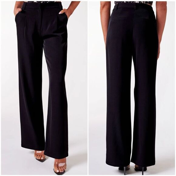 Priceless "Good Feeling" High Rise Straight Leg Black Pants Size Medium NEW - Picture 2 of 15